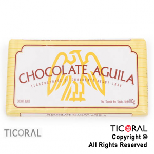 CHOCOLATE TAZA AGUIILA BLANCO X 100 GRS x 1